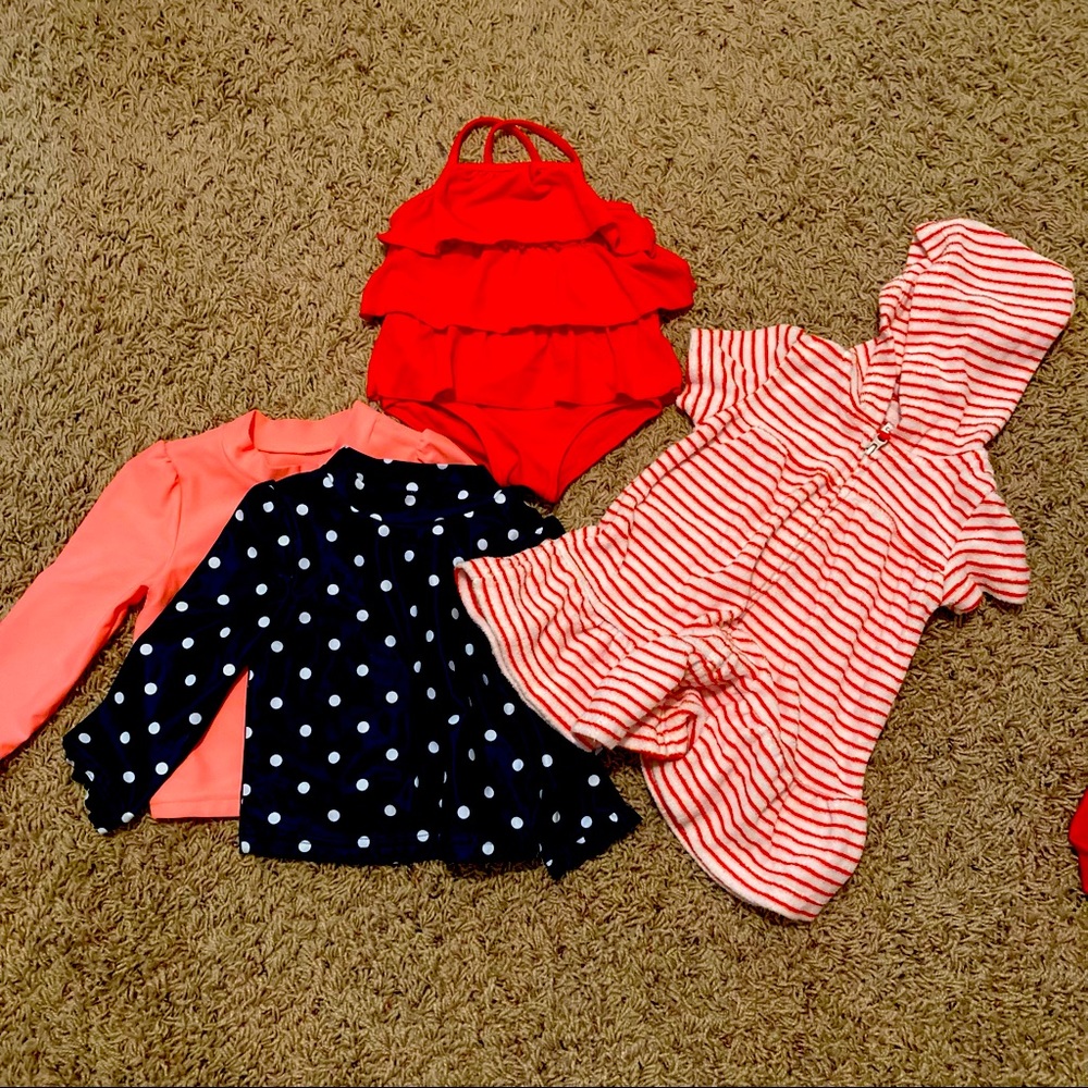 Baby girl swimwear bundle - 6-12 months, Carter’s